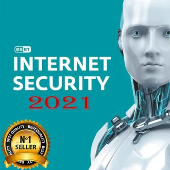 ESET INTERNET SECURITY 2021| 1 rok | 1 ks Pravý Licenčný Kľúč po celom Svete
